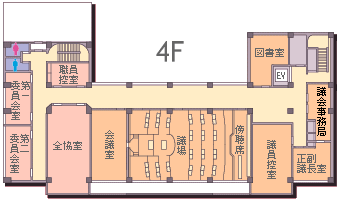 4階：庁舎案内図