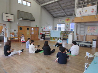 バスにのってのふれあい遊び