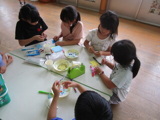 コゲコカエルづくりの様子③