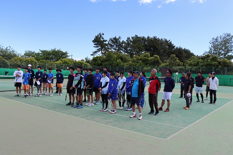 第32回町民ソフトテニス大会開会式