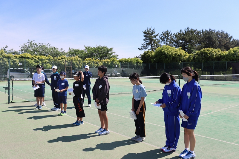 令和6年度ソフトテニス教室開講式