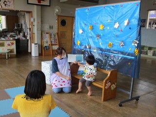 たなばたの絵本を読み聞かせをしたよ♪