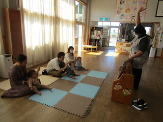 みんなで元気にはーいとお返事