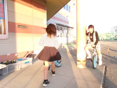 一輪車検定の練習