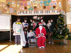 サンタさんとの記念写真