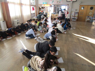 クリスマス・ビンゴの様子🎉