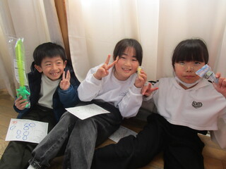 クリスマス・ビンゴの様子🎉