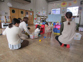 まめまきごっこをしたよ♪②