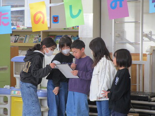 ビンゴ係が進行中