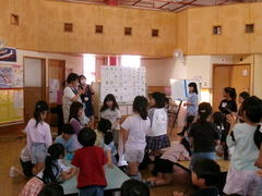 ビンゴになった女の子