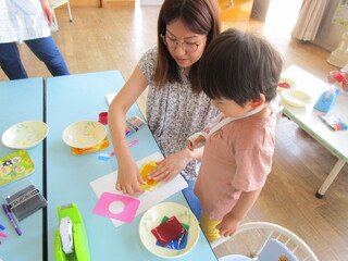 おさんぽカメラづくりの様子①