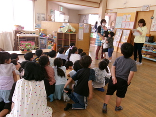 クイズをしているところ