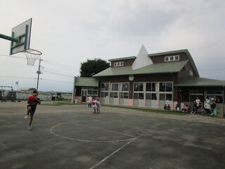 バスケットボールの技の発表①