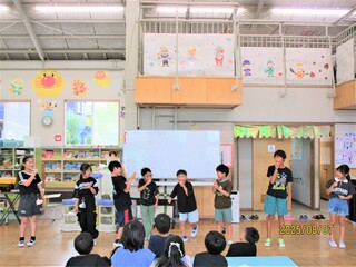 ジェスチャーゲームの様子