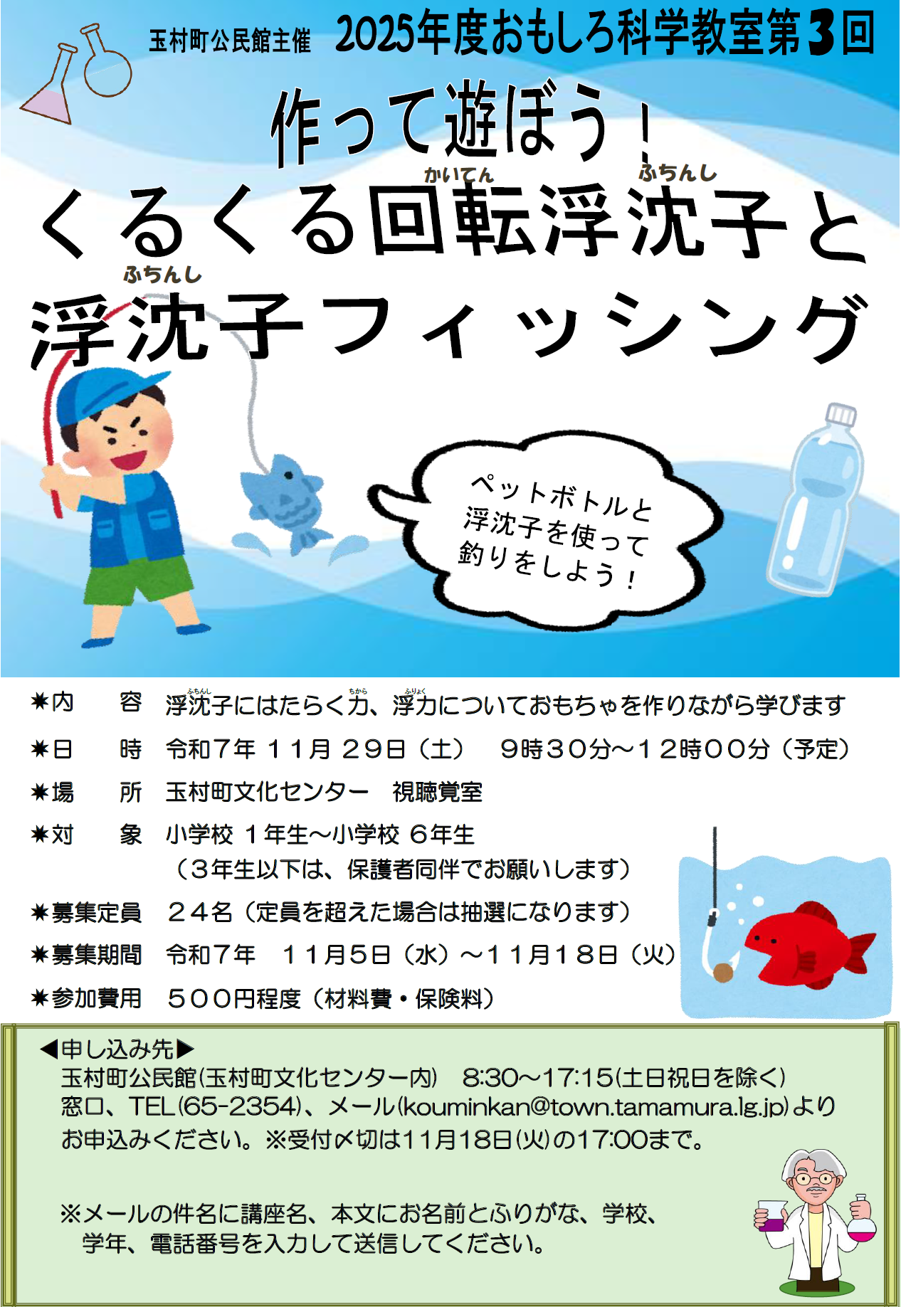 作って遊ぼう！浮沈子フィッシングチラシ