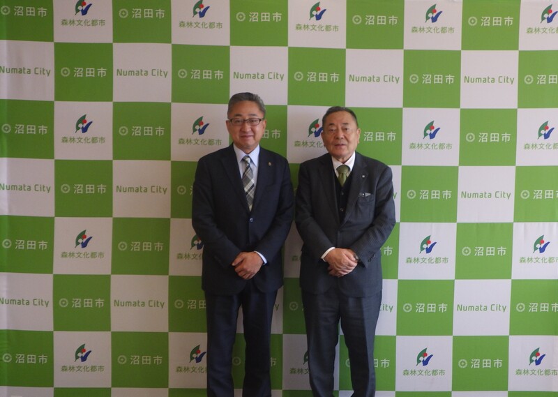 星野市長と記念撮影