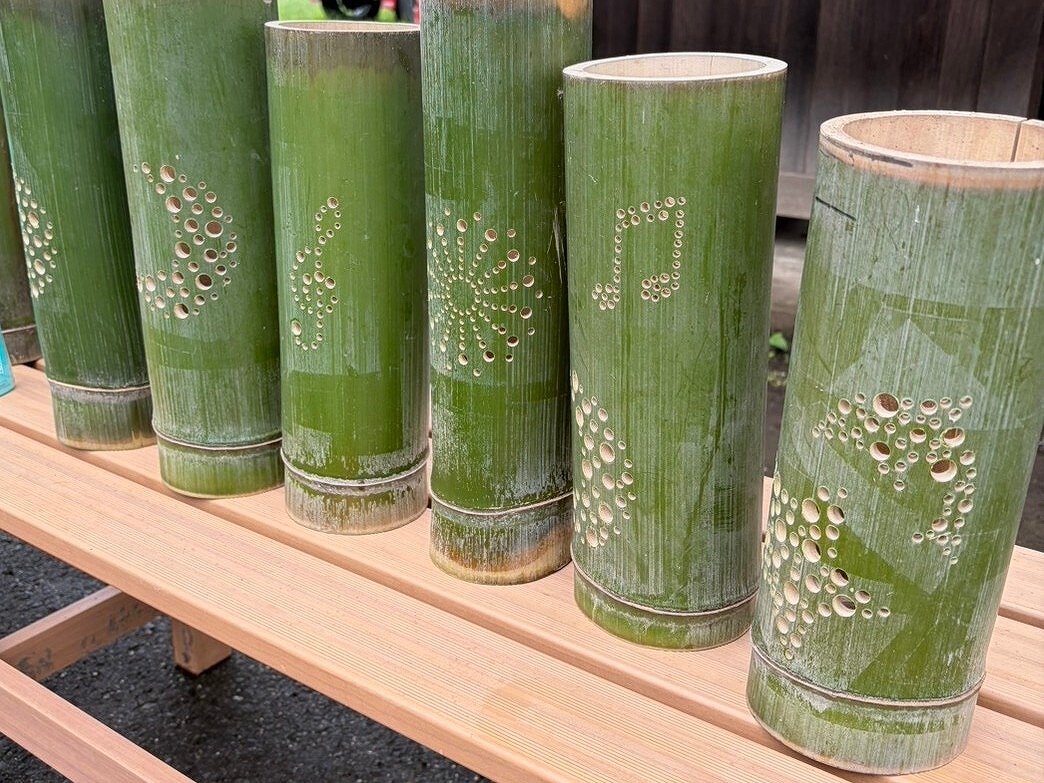 竹灯籠作り